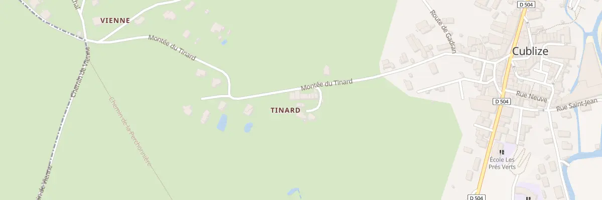 Plan du 5170 Rue du Tinard à Cublize
