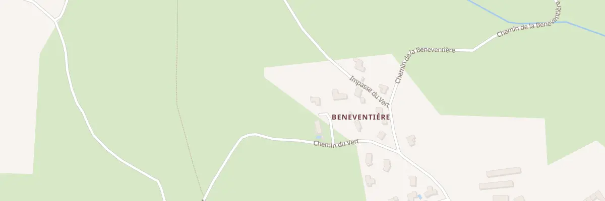 Plan du 124 Che du Vert à Aveizieux