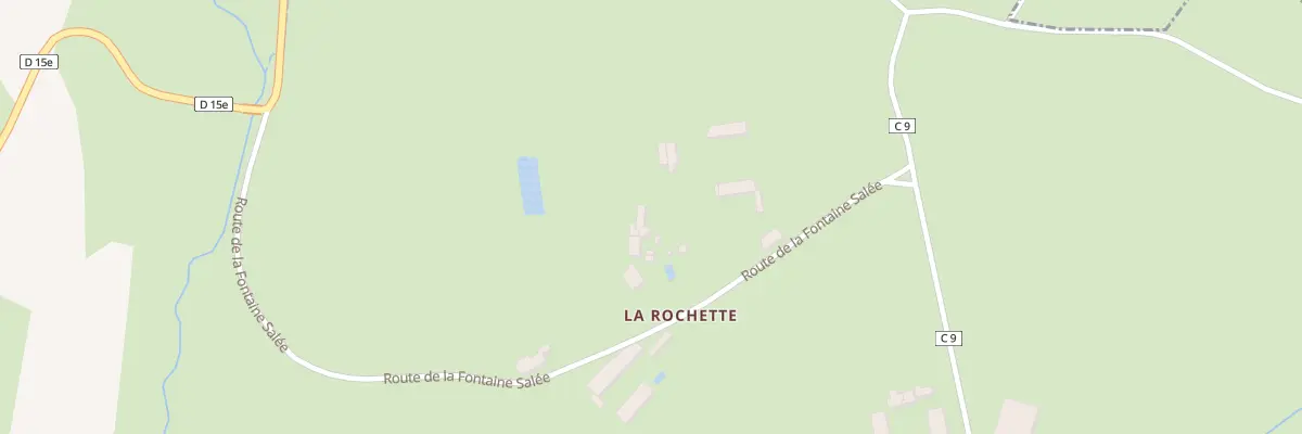 Plan du 5 Rte de la Fontaine Salée à Diancey