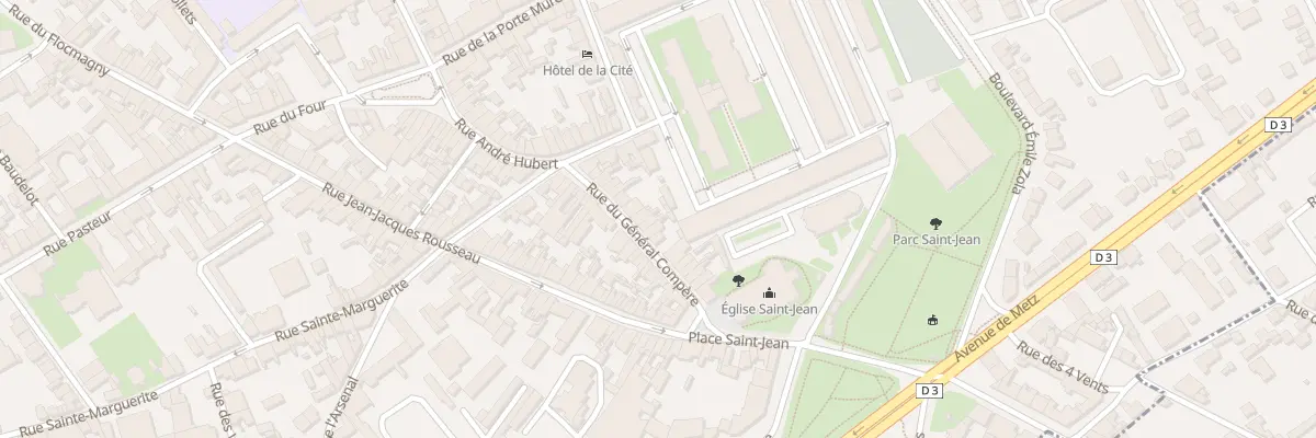 Plan du 43 Rue du Général Compère à Châlons-en-Champagne