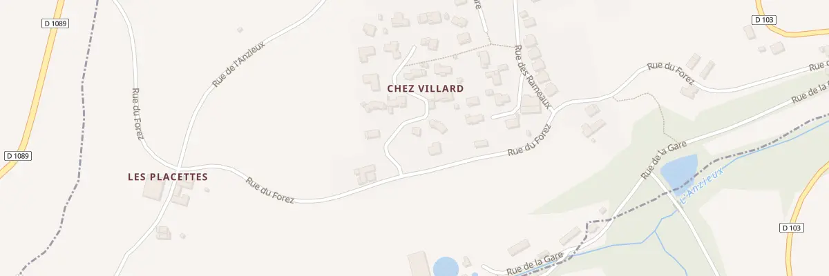 Plan du 748B Rue du Forez à Viricelles