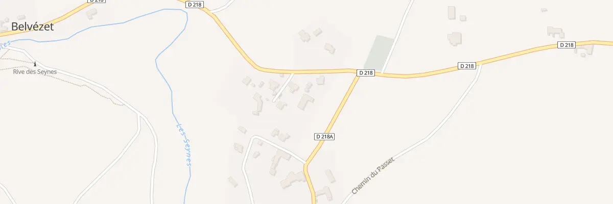 Plan du 5172 Mas de l’Ancienne Eglise à Belvézet