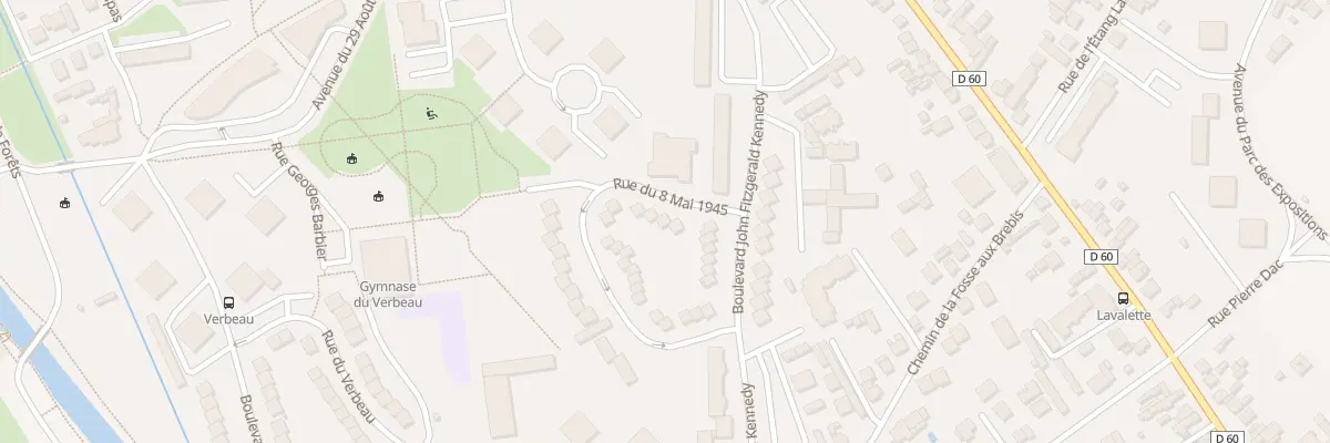 Plan du 3 Rue du 8 Mai 1945 à Châlons-en-Champagne