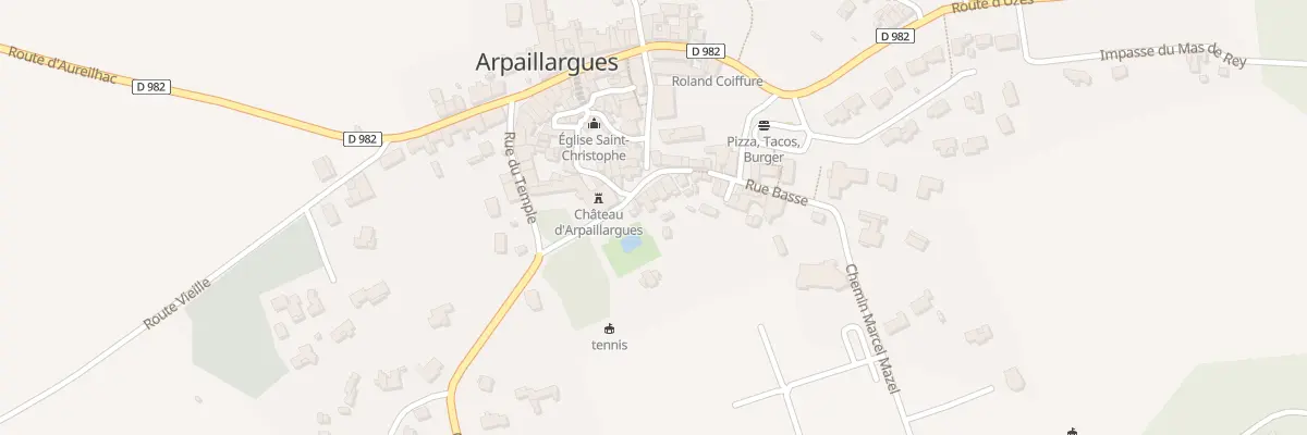 Plan du 5061 Pl de l’Oume à Arpaillargues-et-Aureillac