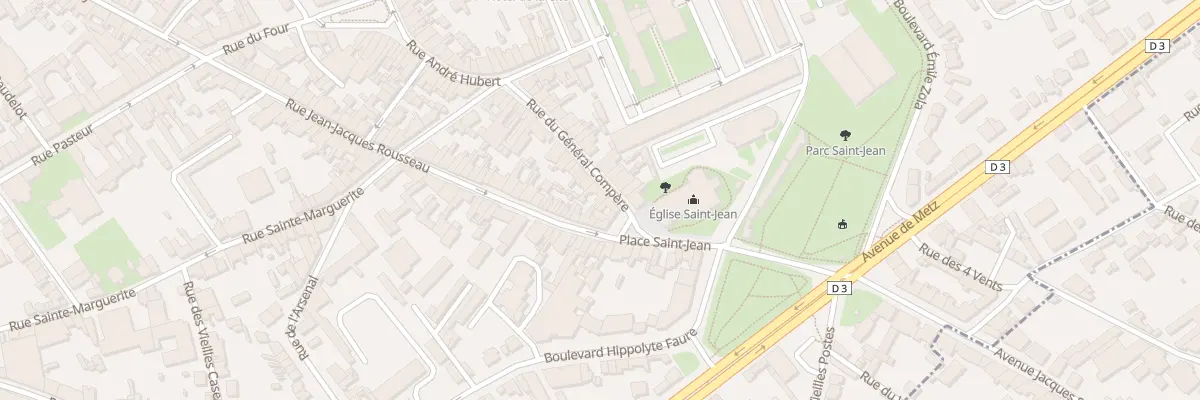 Plan du 50 Rue du Général Compère à Châlons-en-Champagne