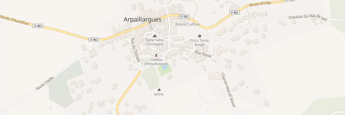 Plan du 4 Pl de l’Oume à Arpaillargues-et-Aureillac