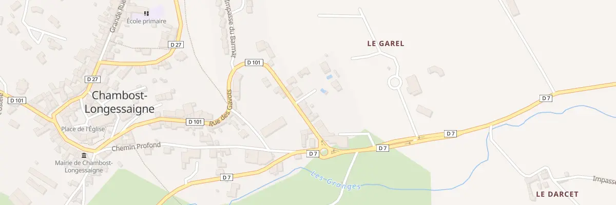 Plan du 411 Rue des Gavots à Chambost-Longessaigne
