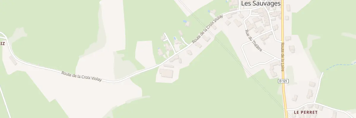 Plan du 251 Rte de la Croix Violay aux Sauvages