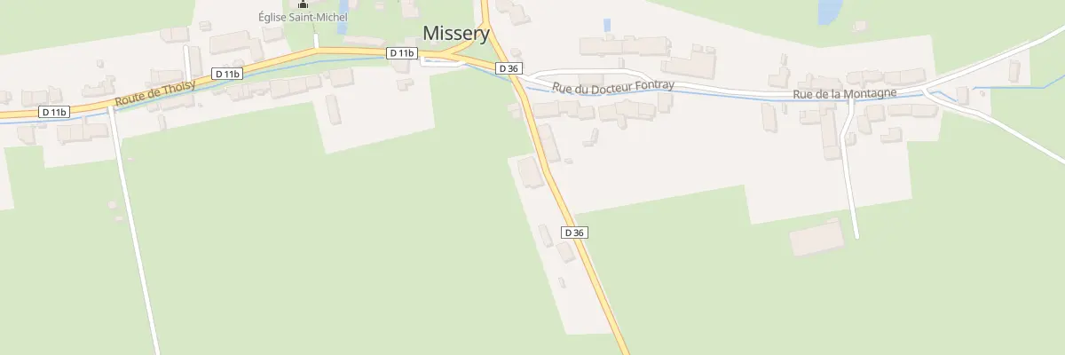 Plan du 5 Rte de Fontangy (Missery) à Missery