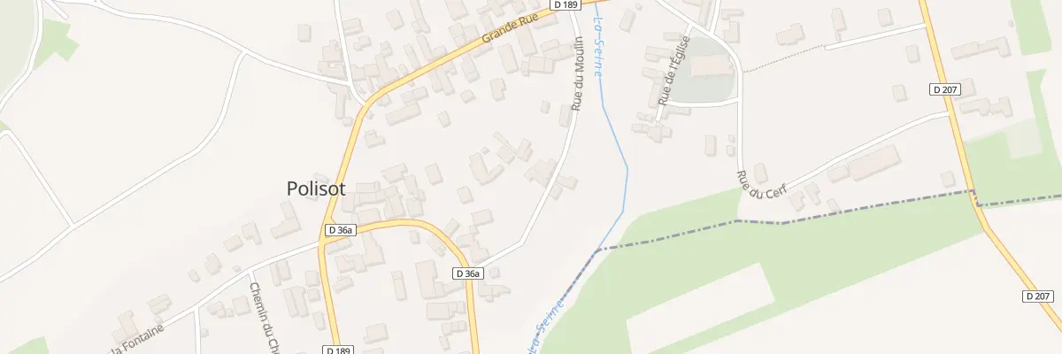 Plan du 10 Rue du Moulin à Polisot
