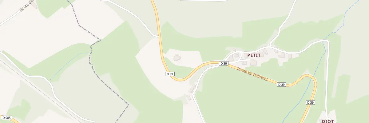 Plan du 1305 Rte de Belmont à Saint-Germain-la-Montagne