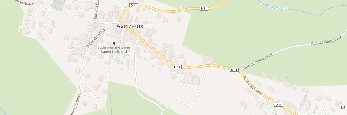 Plan du 5045 Le Bourg à Aveizieux