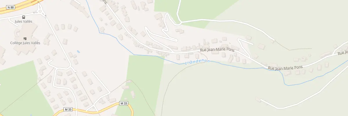 Plan du 44B Rue Jean-marie Pons à La Ricamarie