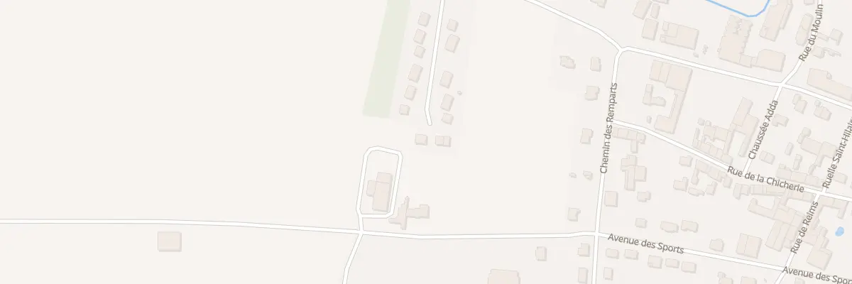 Plan du 22 Rue des Berges de la Retourne à Juniville