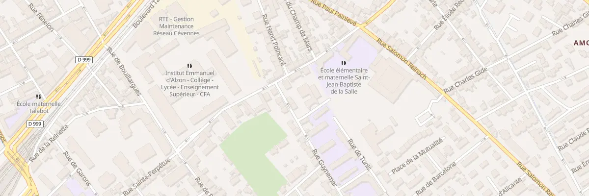 Plan du 1 Rue Guynemer à Nîmes