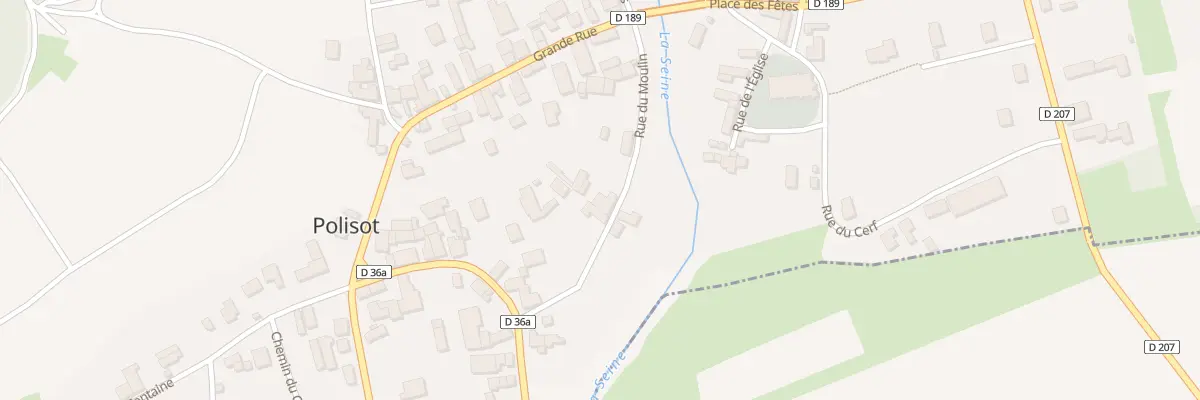 Plan du 8 Rue du Moulin à Polisot