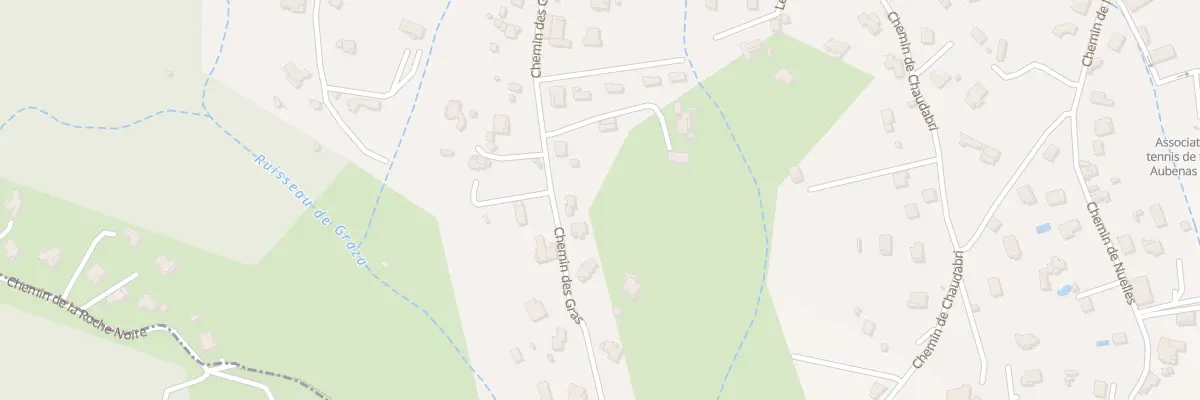 Plan du 23 Che des Gras à Aubenas