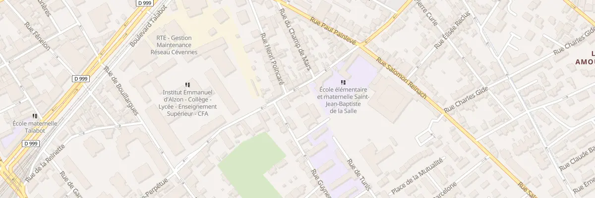 Plan du 44 Rue Sainte-Perpétue à Nîmes