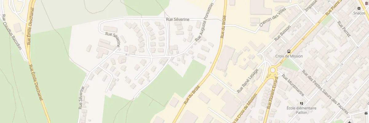 Plan du 31 Rue Auguste Poncetton à Saint-Étienne