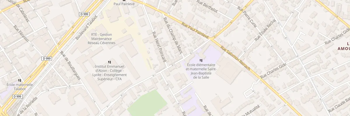 Plan du 17 Rue Sainte-Perpétue à Nîmes