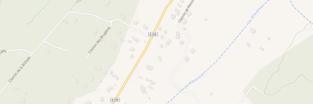 Plan du 2395 Rte de Barjac à Salavas