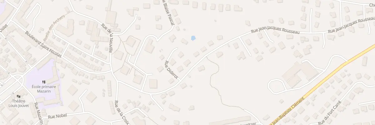 Plan du 5 Rue Jean Jacques Rousseau à Rethel