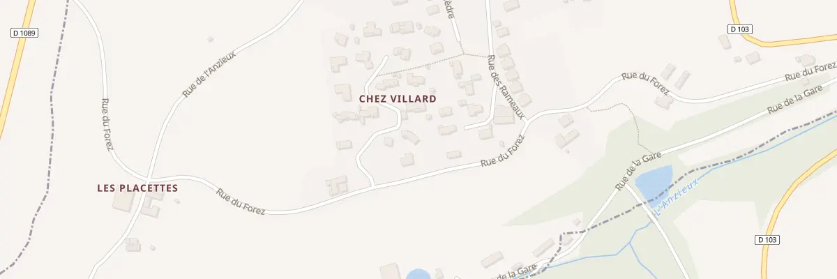 Plan du 748C Rue du Forez à Viricelles
