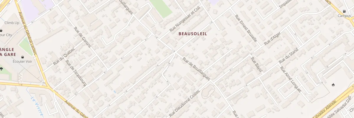 Plan du 560 Rue de Bouillargues à Nîmes