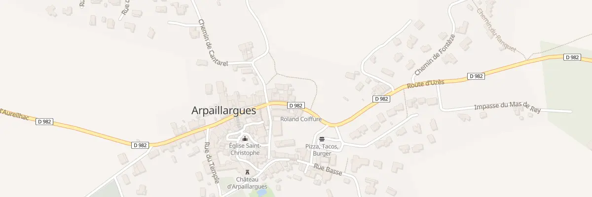 Plan du 33 Gd Rue Francois Mitterand à Arpaillargues-et-Aureillac