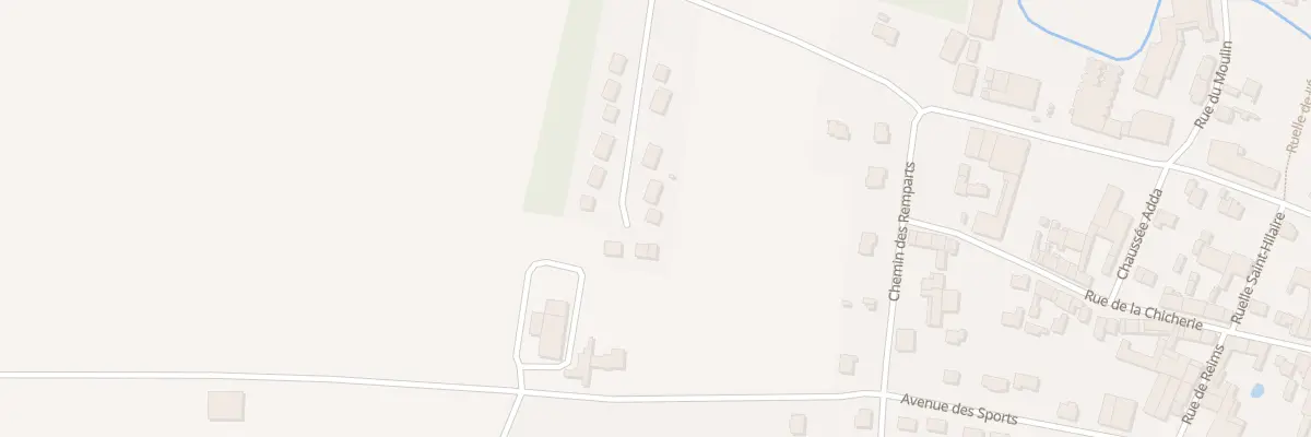 Plan du 18 Rue des Berges de la Retourne à Juniville