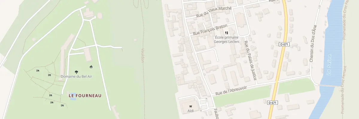 Plan du 35 Grande Rue de la Resistanc à Bar-sur-Seine