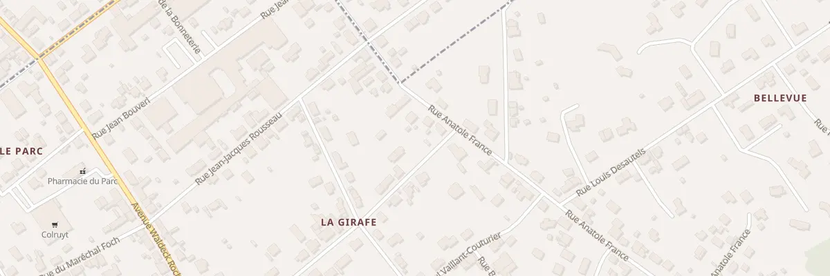 Plan du 8 Rue Anatole France à Saint-Vallier