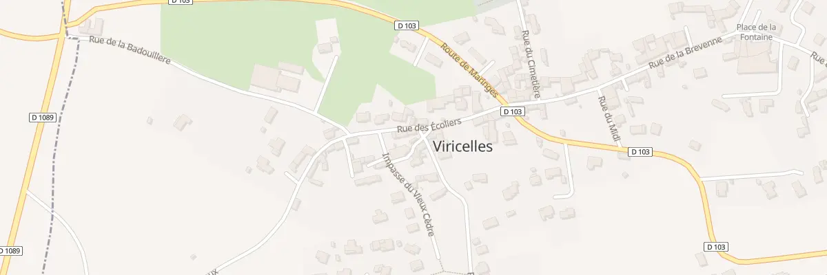 Plan du 82 Rue des Ecoliers à Viricelles