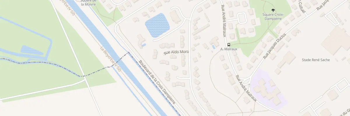 Plan du 1 Rue Aldo Moro à Châlons-en-Champagne