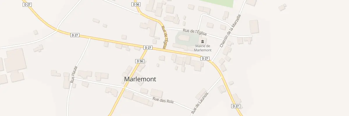 Plan du 11 Rue Principale à Marlemont
