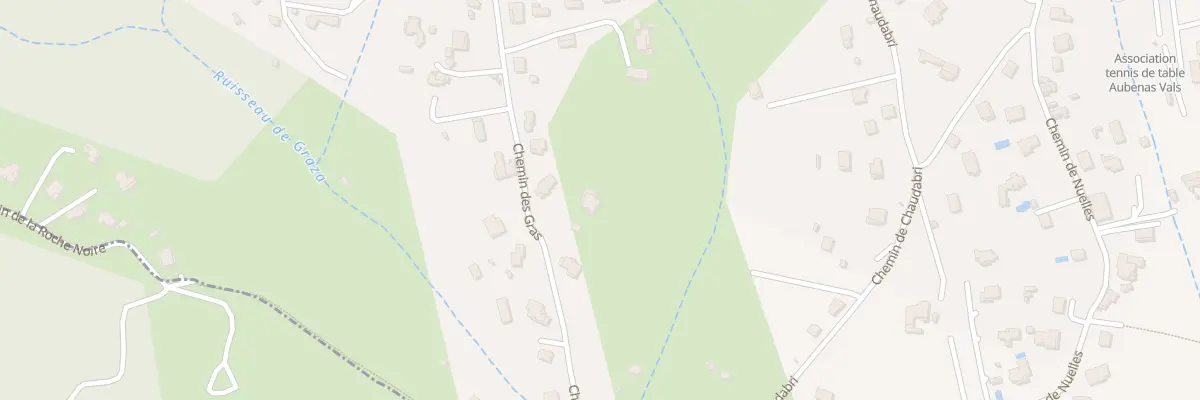 Plan du 5621 Che des Gras à Aubenas