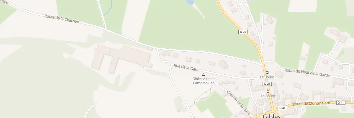 Plan du 250 Rue de la Gare à Gibles