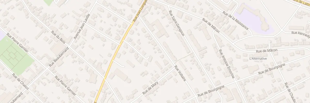 Plan du 14 Rue Voltaire à Montceau-les-Mines