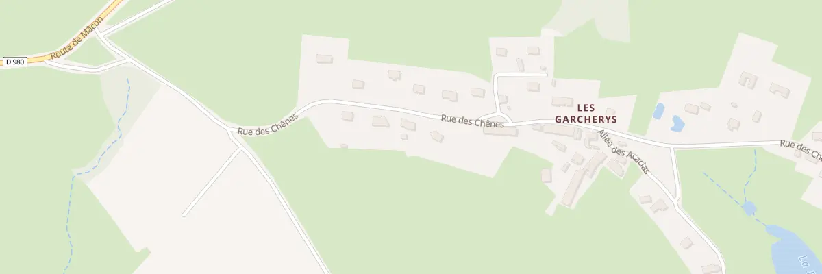 Plan du 140 Rue des Chênes aux Bizots