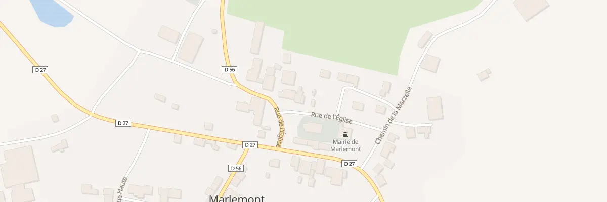 Plan du 18 Rue de l’Eglise à Marlemont