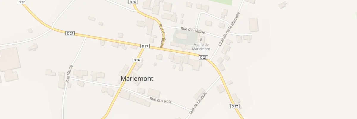 Plan du 5041 Le Village à Marlemont