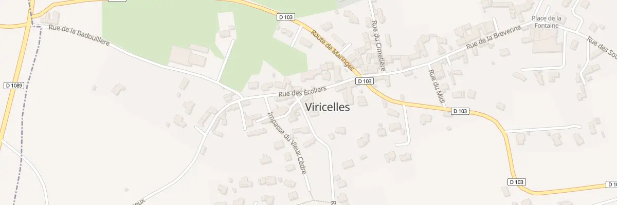 Plan du 7 Rue des Rameaux à Viricelles