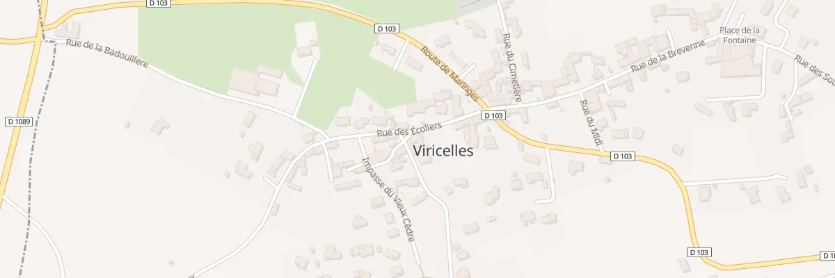 Plan du 96 Rue des Ecoliers à Viricelles