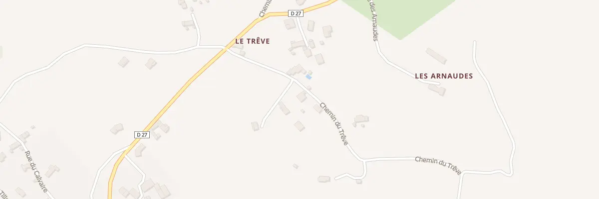 Plan du 146 Che du Treve à Chambost-Longessaigne