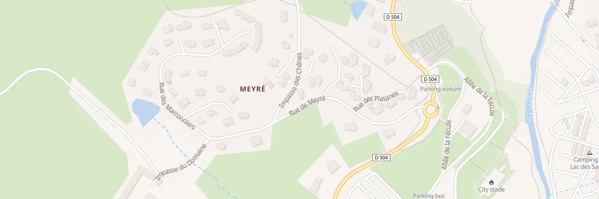 Plan du 5351D Rue des Chênes à Cublize