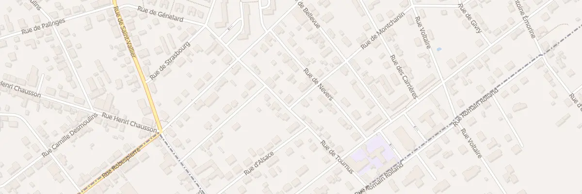 Plan du 22 Rue de Montchanin à Montceau-les-Mines