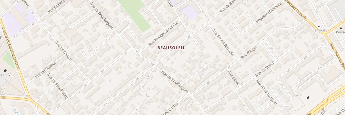 Plan du 54 Rue de Barcelone à Nîmes