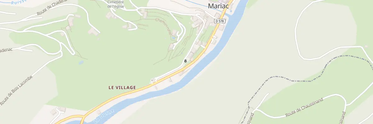 Plan du 100 Rte de Chadenac à Mariac