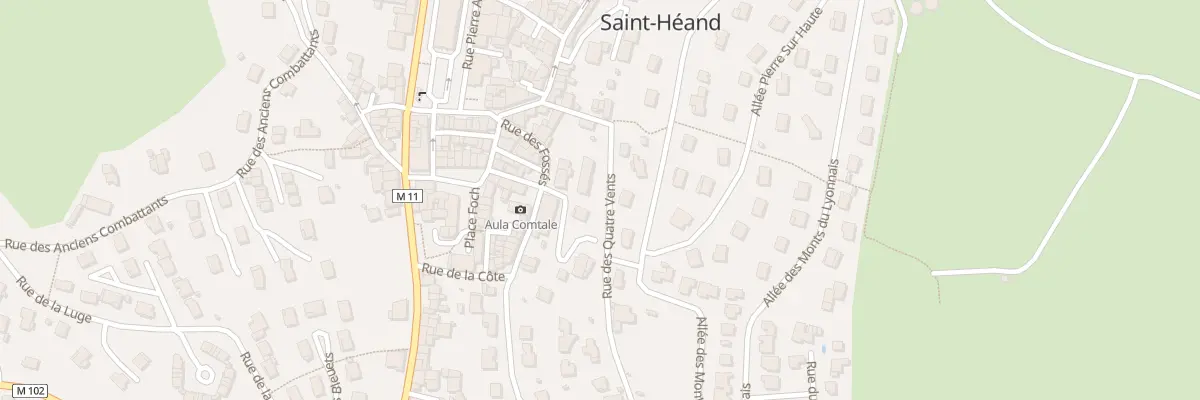 Plan du 1 Rue des Terreaux à Saint-Héand