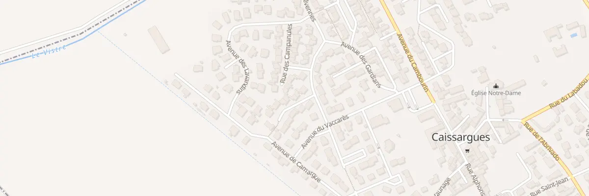 Plan du 6 Rue des Sarcelles à Caissargues
